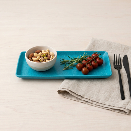 Himalayan Pine Needle Divergent Tray – Navy Blue
