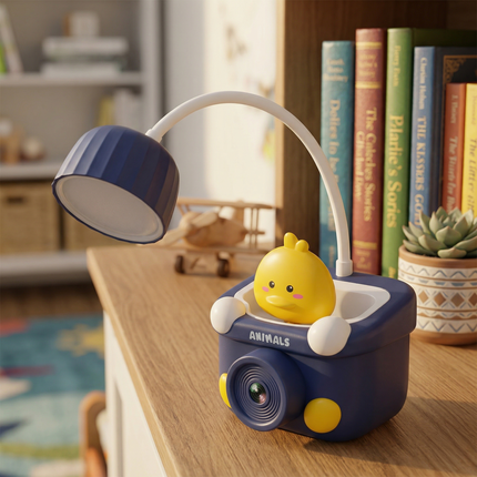 Multi-Functional Duck Design LED Study Lamp with Sharpener
