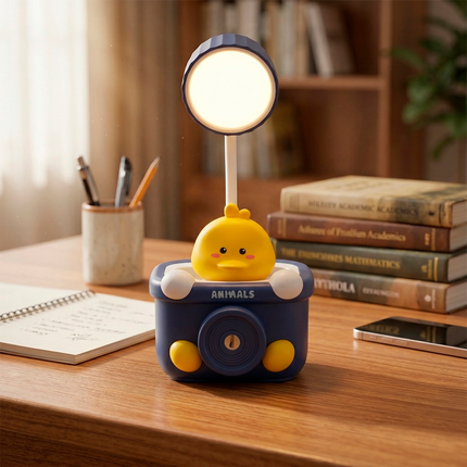 Multi-Functional Duck Design LED Study Lamp with Sharpener