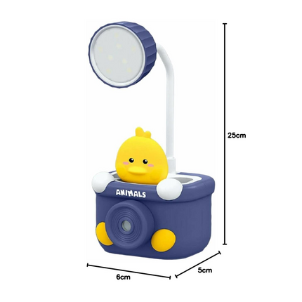 Multi-Functional Duck Design LED Study Lamp with Sharpener
