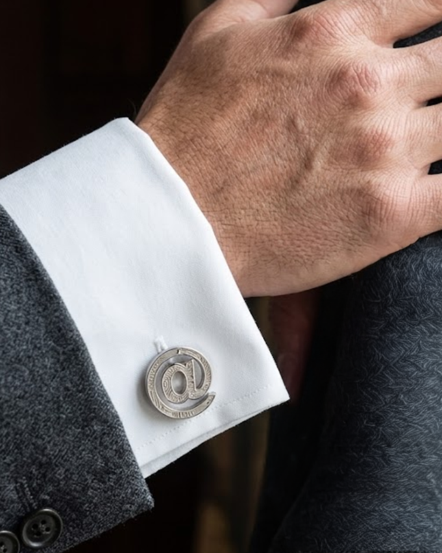 New Sexy - Mr. Sci Cufflink (Symbol @)_d