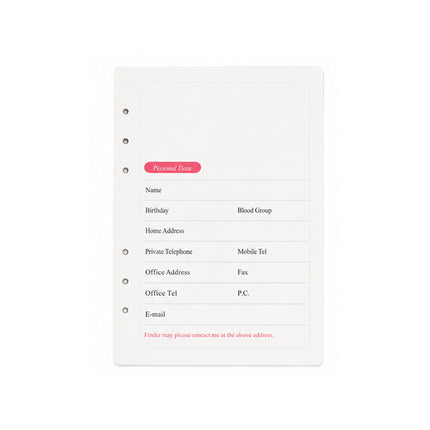 Notebook Refill Pages – Replaceable Ruled Sheets
