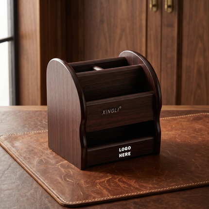 Wooden Desk Organizer - Office Organizer with Sleek Finish