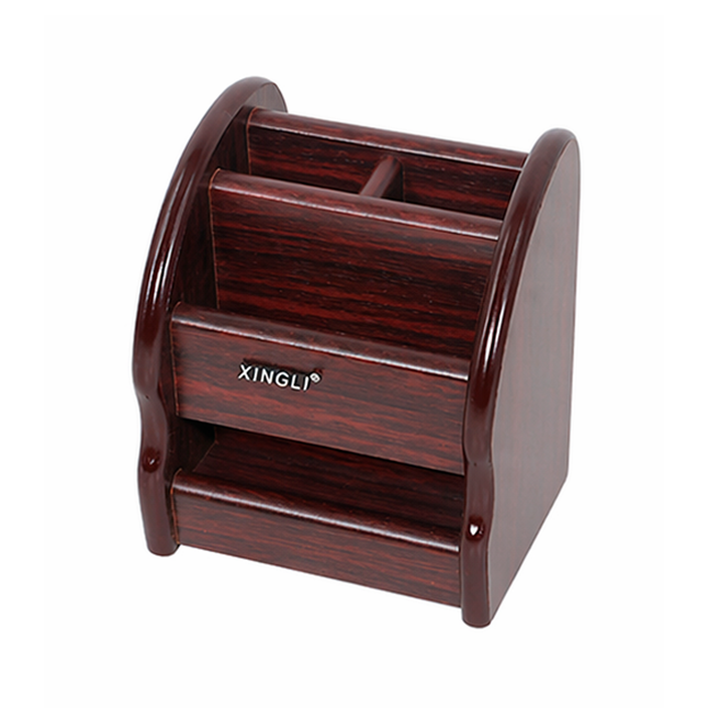 Wooden Desk Organizer - Office Organizer with Sleek Finish