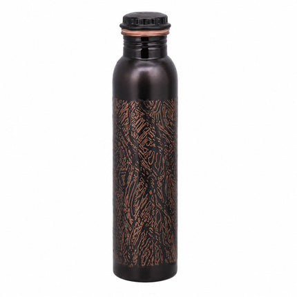 Antique Embossed Water Bottle – Vintage Style Design