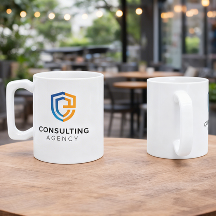 Personalized Sublimation Ceramic Mug with Quirky Handle_e