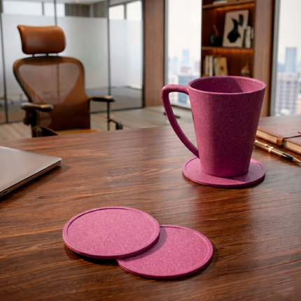 Himalayan Pine Needle Coaster – Pink