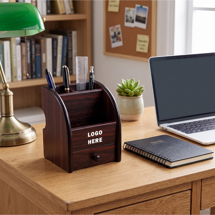 Wooden Pen Stand – Model XL5026-2 Desk Organiser