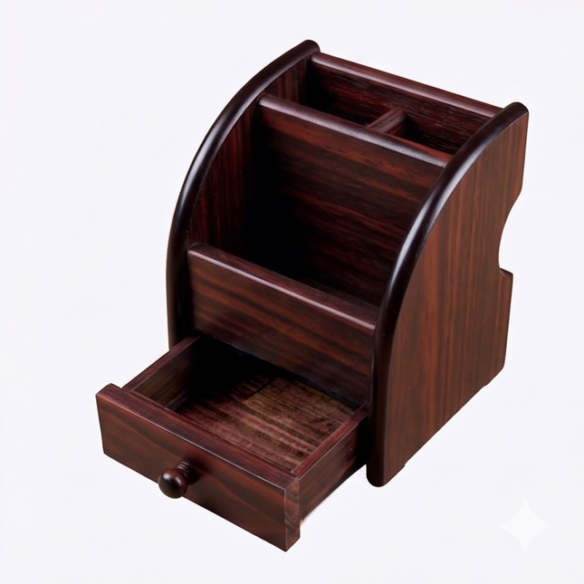 Wooden Pen Stand – Model XL5026-2 Desk Organiser