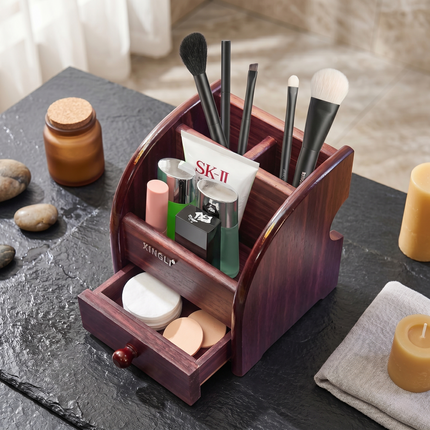 Wooden Pen Stand – Model XL5026-2 Desk Organiser