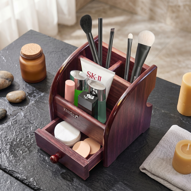 Wooden Pen Stand – Model XL5026-2 Desk Organiser