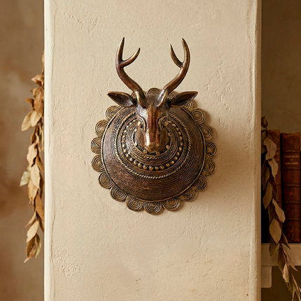 Royal Tribal Deer wall décor