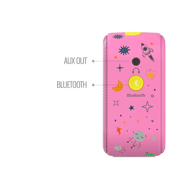 Carvaan mini Kids with MIC - Baby Pink