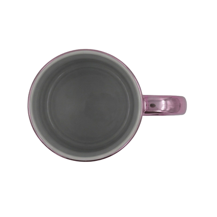 Shiny Metallic Pink Personalized Sublimation Mug_c