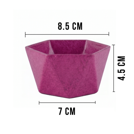 Pink Himalayan Pine Needle Nibble Bowl – Elegant Eco-Friendly Snack Bowl with Customization