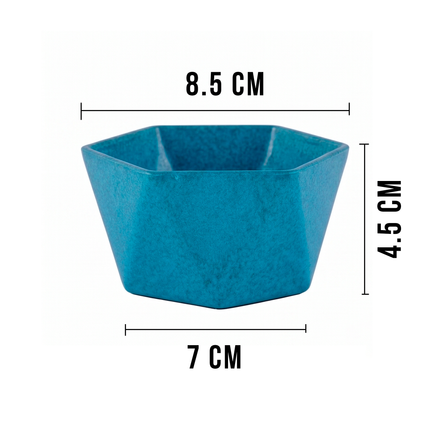 Blue Himalayan Pine Needle Nibble Bowl – Eco-Friendly Snack & Serving Bowl with Customization