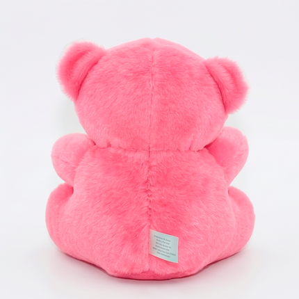 Soft Pink Teddy with Custom Heart Photo Frame