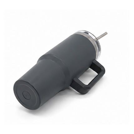 Stanley-Style Insulated Cup – Gray Travel Tumbler