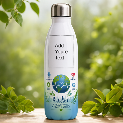 Aluminium Cola-Style Bottle – Retro Drinkware