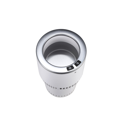 Car Cooler & Heater Cup Holder – White Auto Accessory_d
