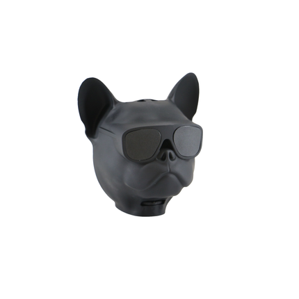 Bulldog Bluetooth Speaker – Black Novelty Audio Gift_c