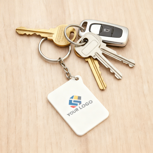 Personalised Rectangular Keychain – Custom Print & Design