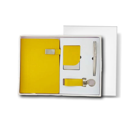 Premium Diary Set – Mustard Combo Gift