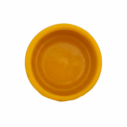 Yellow Owl Ceramic Hand-Painted Planter