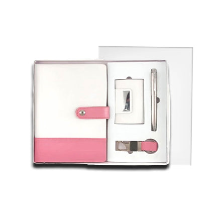 Premium Diary Set – Pink & White Combo Gift