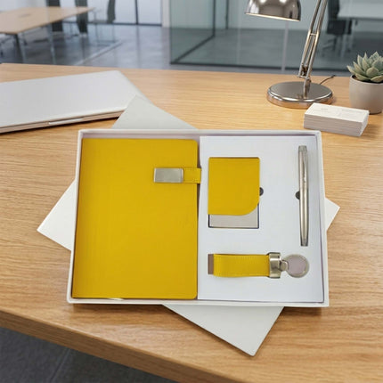 Premium Diary Set – Mustard Combo Gift