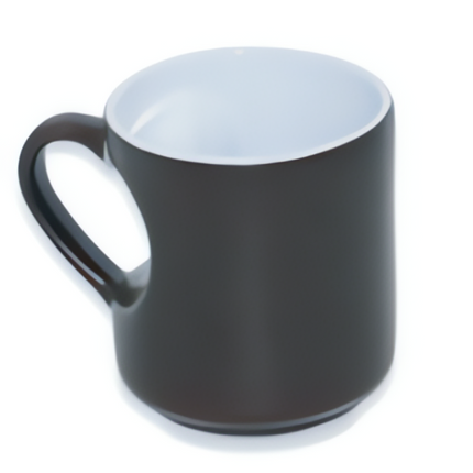 Curved Black Ceramic Sublimation Mug A Perfect Blend of Style & Comfort