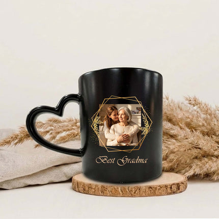 Personalized Magic Mug with Photo – Happy 60th Birthday Surprise Mug
