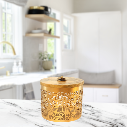 Candle Jar Gold