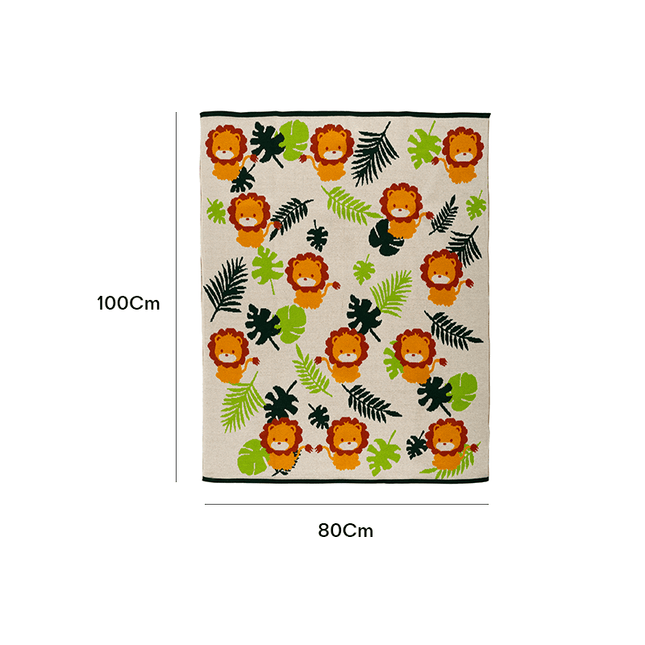 Knitted Lion Basket Gift Set