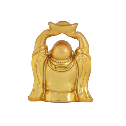 Laughing Buddha Decorative Showpiece | Feng Shui & Vastu Figurine for Happiness | Spiritual Gifts for Home, Office, Car