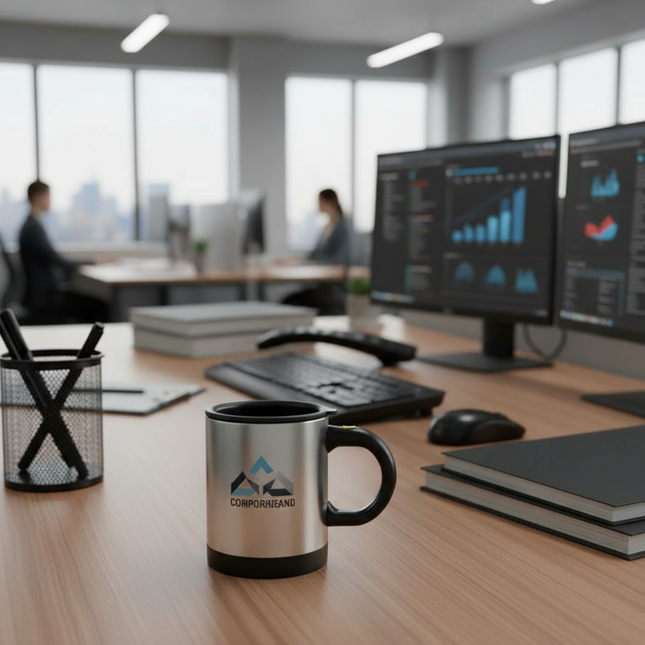 Self Stirring Mug – Corporate Edition Smart Gifting for Modern Workspaces (240 ml)