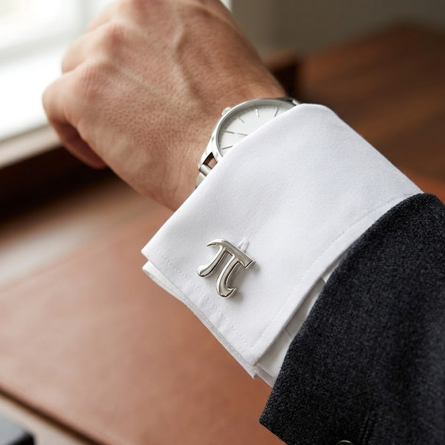 New Sexy – Mr. Sci Cufflink (Symbol π)