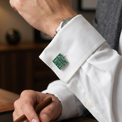 New Sexy - Mr. Sci Cufflink (Circuit board)