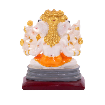 Panch Mukhi Bajrang Bali Hanuman Idol | Spiritual Decorative Showpiece for Home Temple, Office, and Gifts