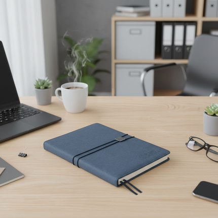 Premium Smart Executive Notebook with Built-in LCD Video Display and Writing Pad
