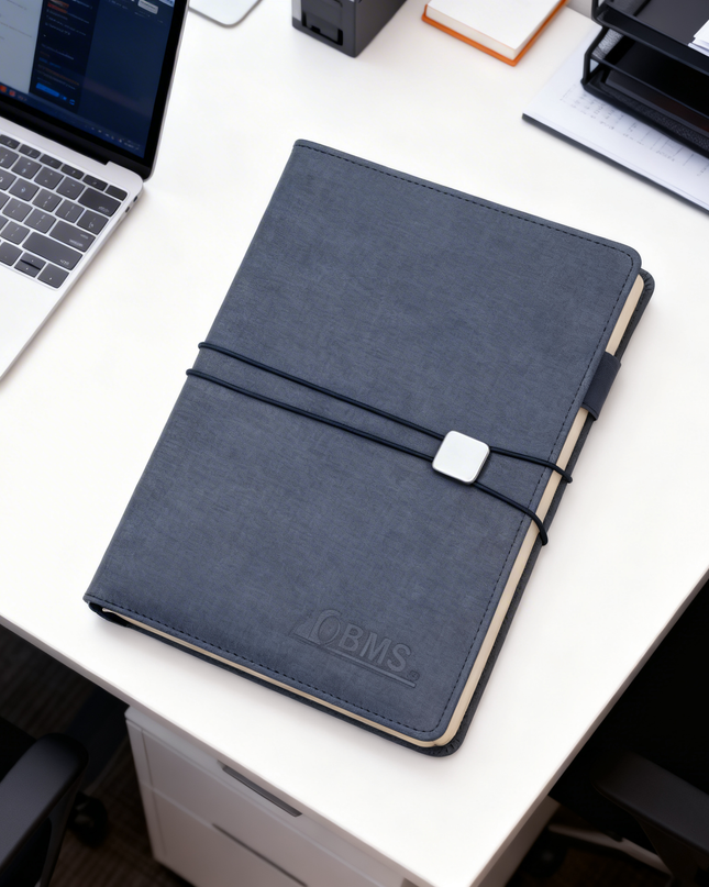 Premium Smart Executive Notebook with Built-in LCD Video Display and Writing Pad
