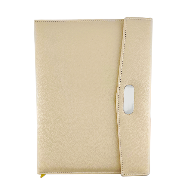 B5 Designer Stripes Cream Diary – Premium Journaling Notebook